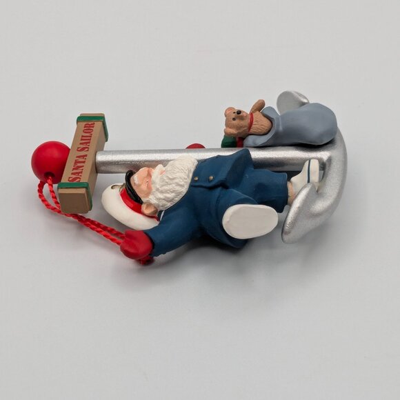 Hallmark Keepsake Santa Sailor 1991 Vintage Christmas Ornament - Picture 4 of 11